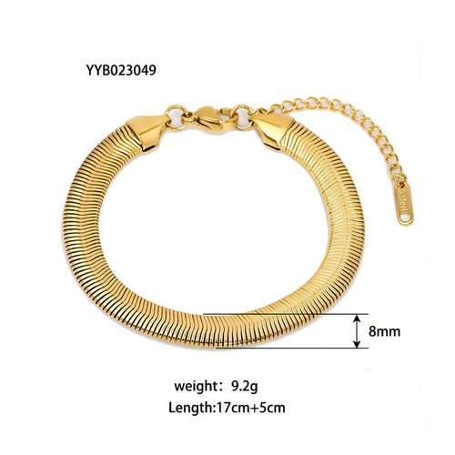 Bracelet élégant plaqué or – Intemporel et stylé pour toutes les occasions