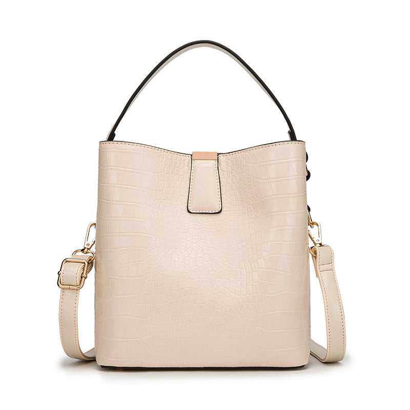 Sac à main rétro tendance style seau pour femmes