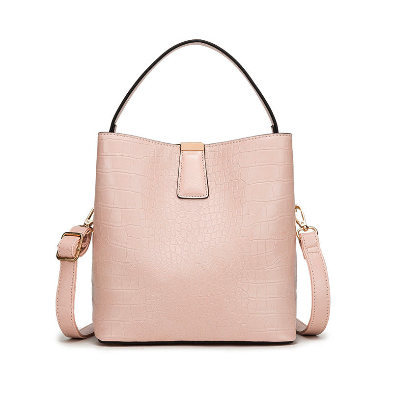 Sac à main rétro tendance style seau pour femmes
