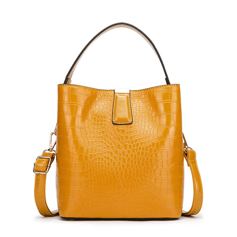 Sac à main rétro tendance style seau pour femmes
