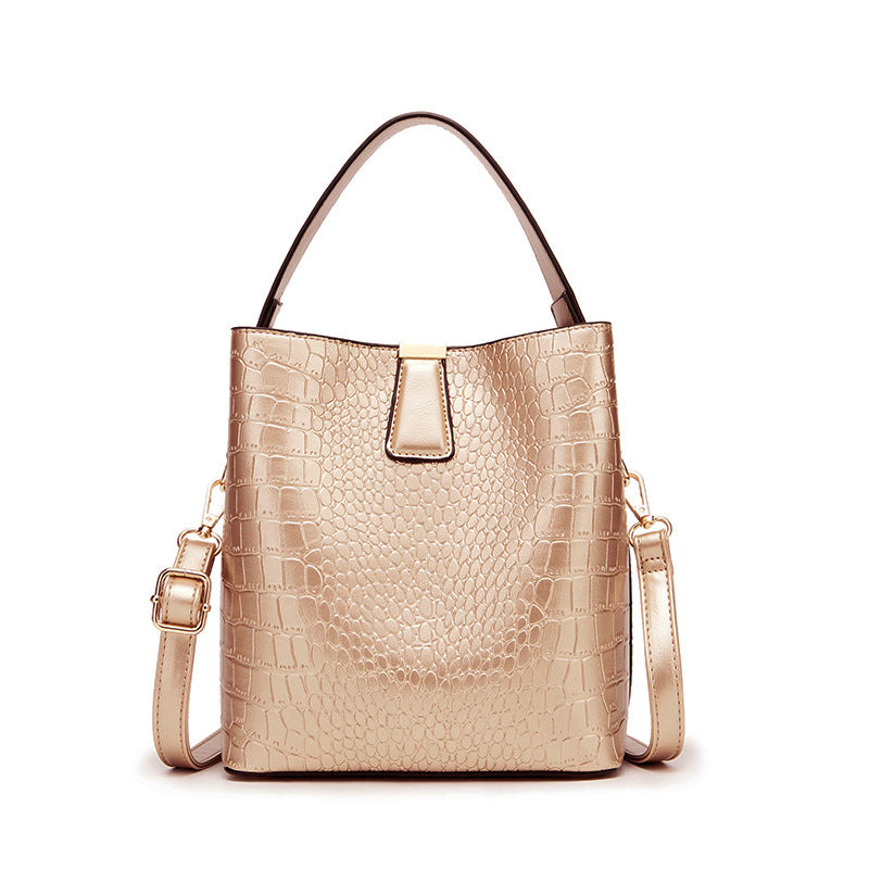 Sac à main rétro tendance style seau pour femmes