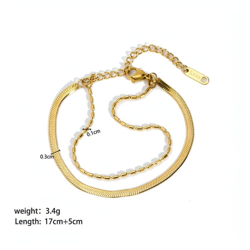 Bracelet élégant plaqué or – Intemporel et stylé pour toutes les occasions