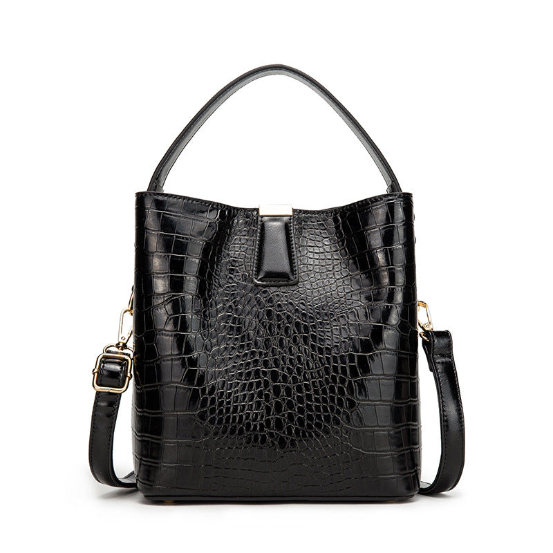Sac à main rétro tendance style seau pour femmes