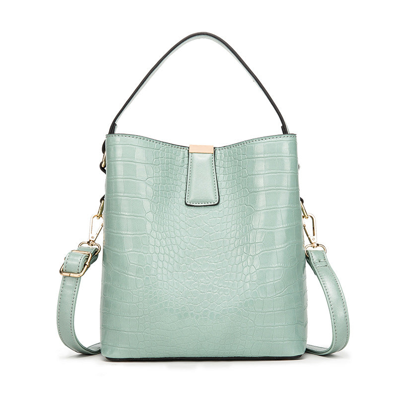 Sac à main rétro tendance style seau pour femmes