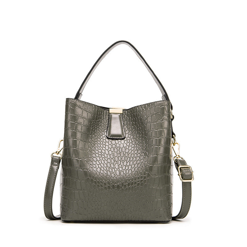 Sac à main rétro tendance style seau pour femmes
