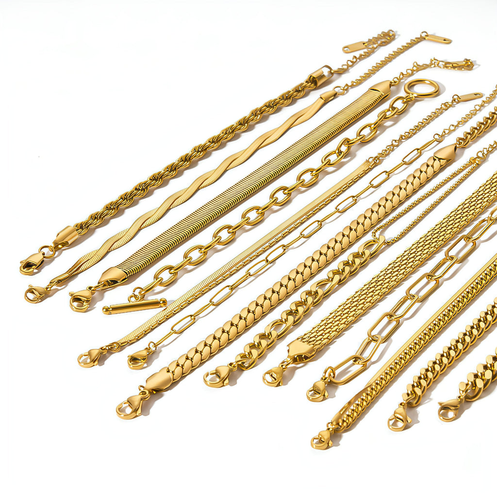 Bracelet élégant plaqué or – Intemporel et stylé pour toutes les occasions