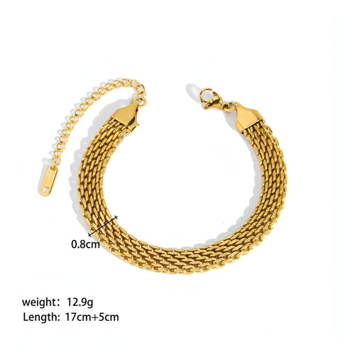 Bracelet élégant plaqué or – Intemporel et stylé pour toutes les occasions