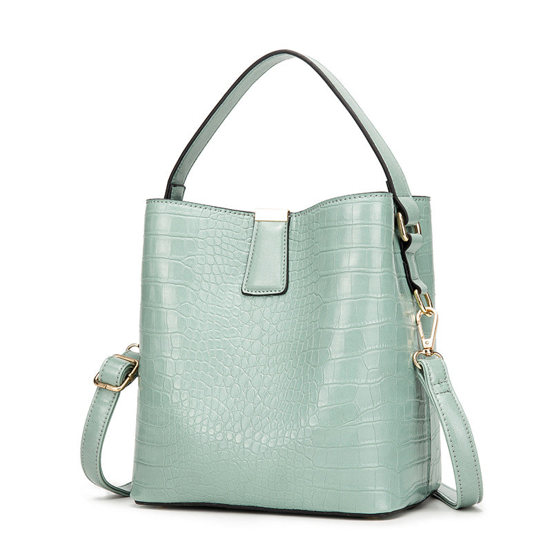 Sac à main rétro tendance style seau pour femmes