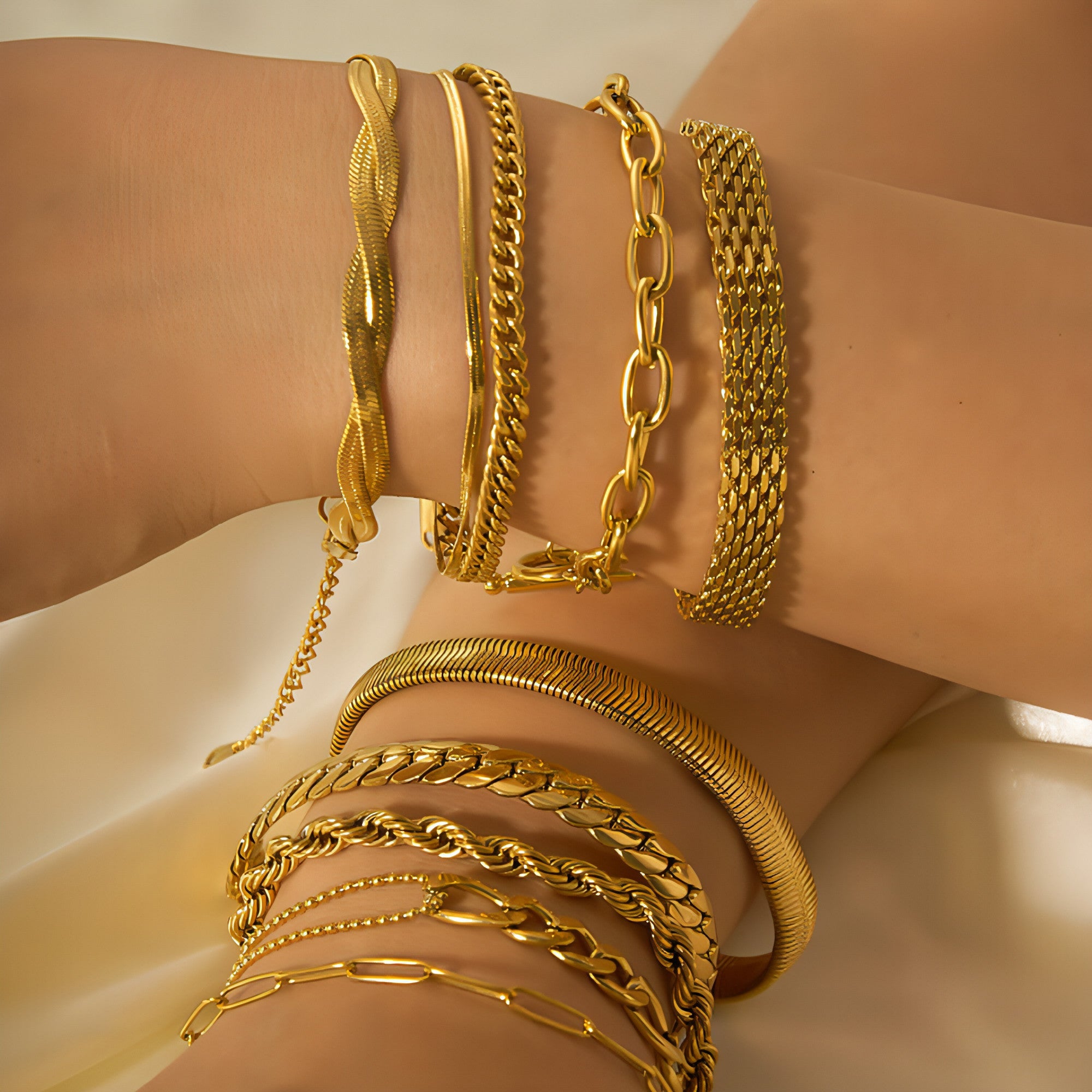 Bracelet élégant plaqué or – Intemporel et stylé pour toutes les occasions