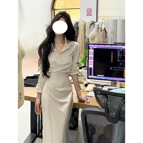Robe d'affaires pour femmes élégante style français