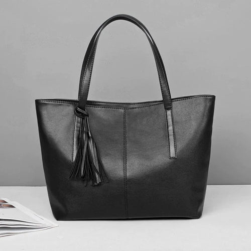Sacs à main pour femmes grande capacité, design rétro avec pompon, tote de luxe