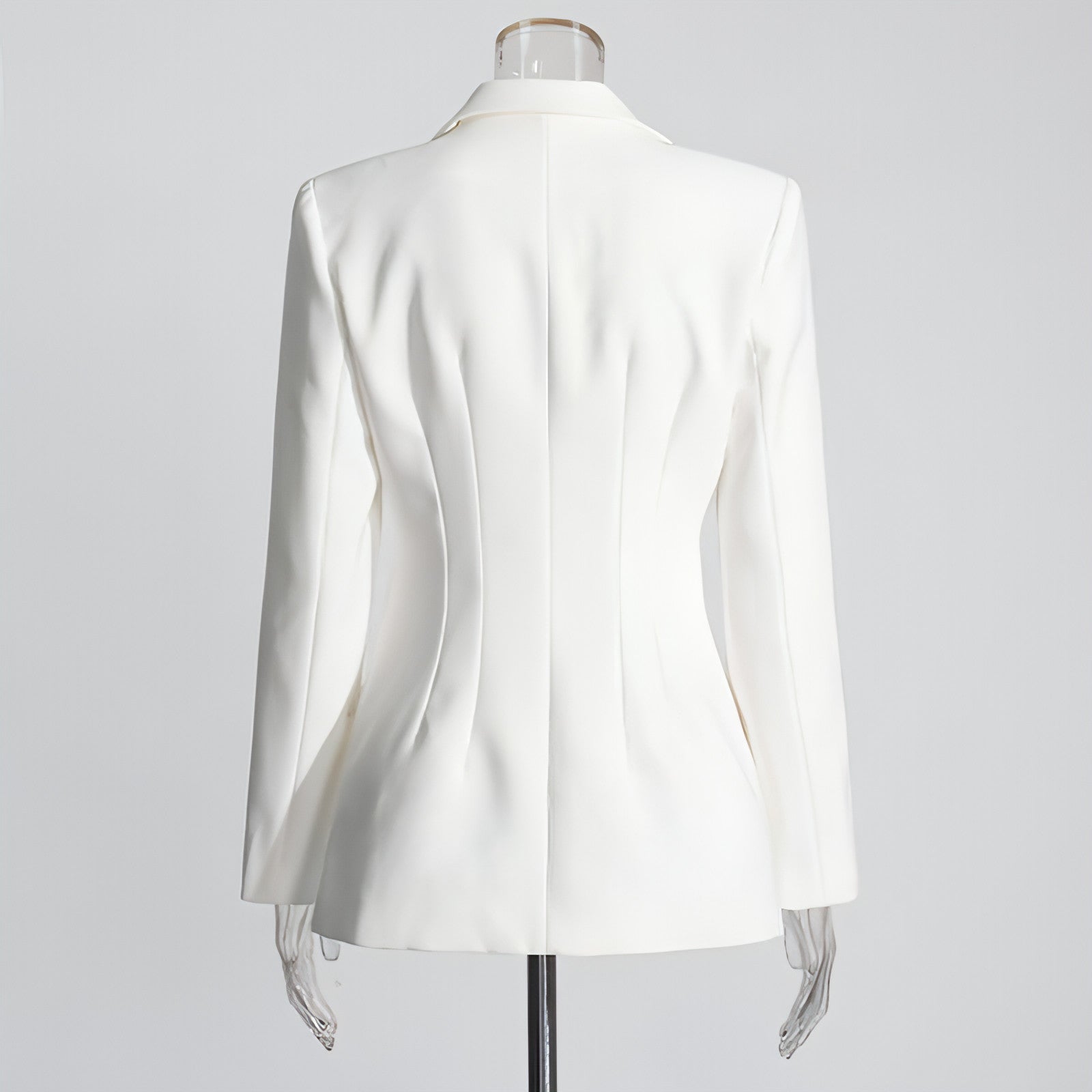 Veste de costume patchwork slim tendance pour femmes