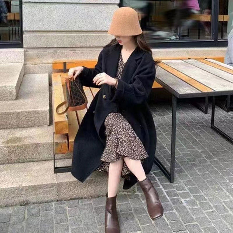 Petit manteau en laine de haute qualité pour femmes