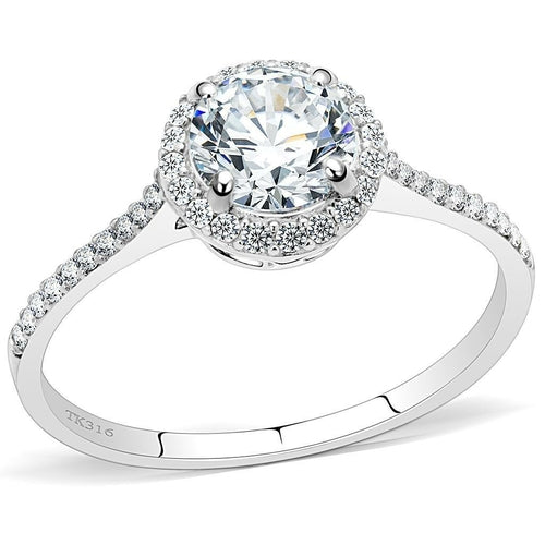 DA022 - Bague en acier inoxydable très poli (sans plaquage) de qualité AAA