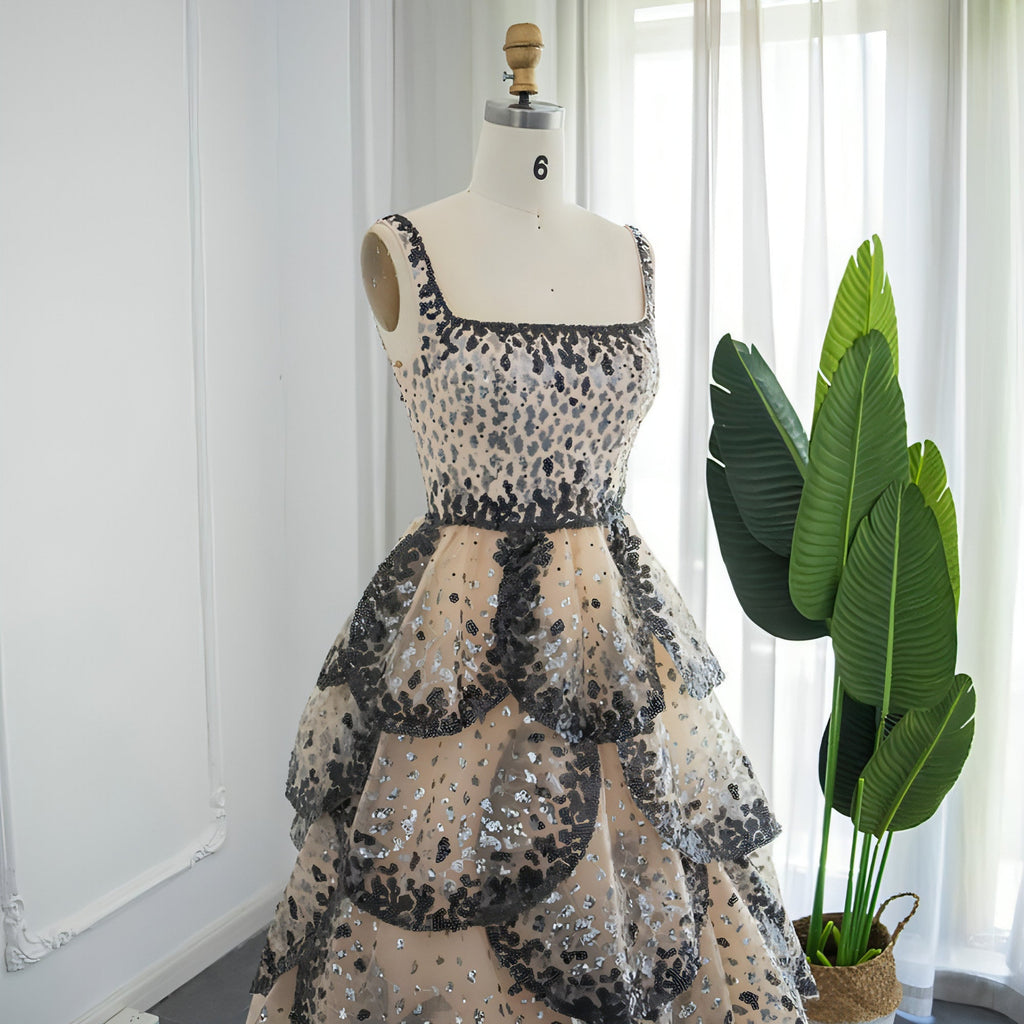 Jupe-robe gonflante de luxe pour femmes
