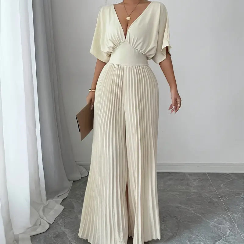 25ᵉ Édition – Robe Longue Plissée Style Portefeuille