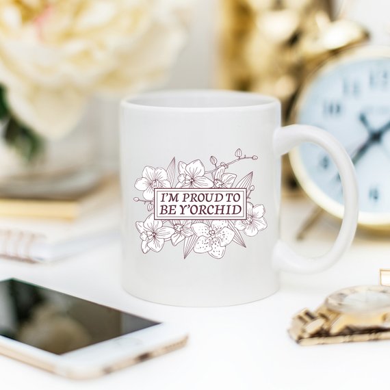 Tasses à café pour maman, je suis fier d'être ton orchidée